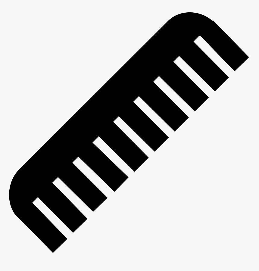 The Comb Is Small With Tons Of Little Sharp Blades - Hair Comb Icon, HD Png Download