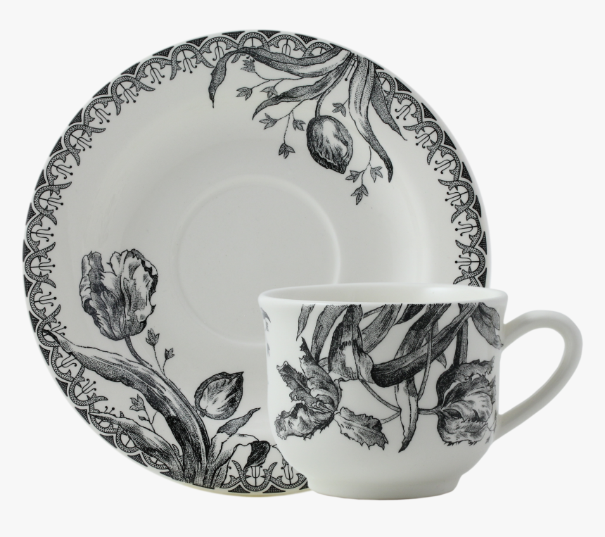 2 Tea Cups & Scrs - Saucer, HD Png Download