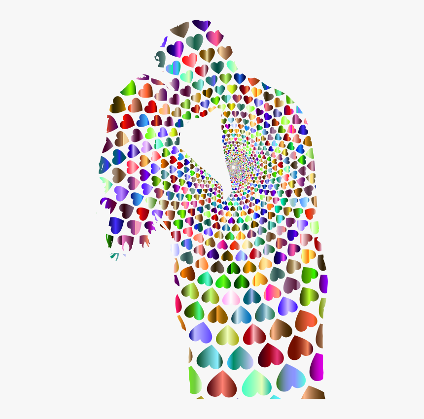 Kissing Couple Hearts No Background - Kiss Romantic Kiss Poetry In Urdu, HD Png Download