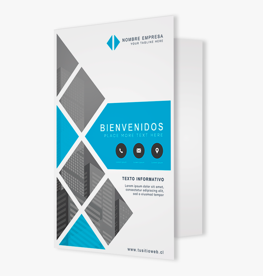 Modelo De Folder Corporativo, HD Png Download