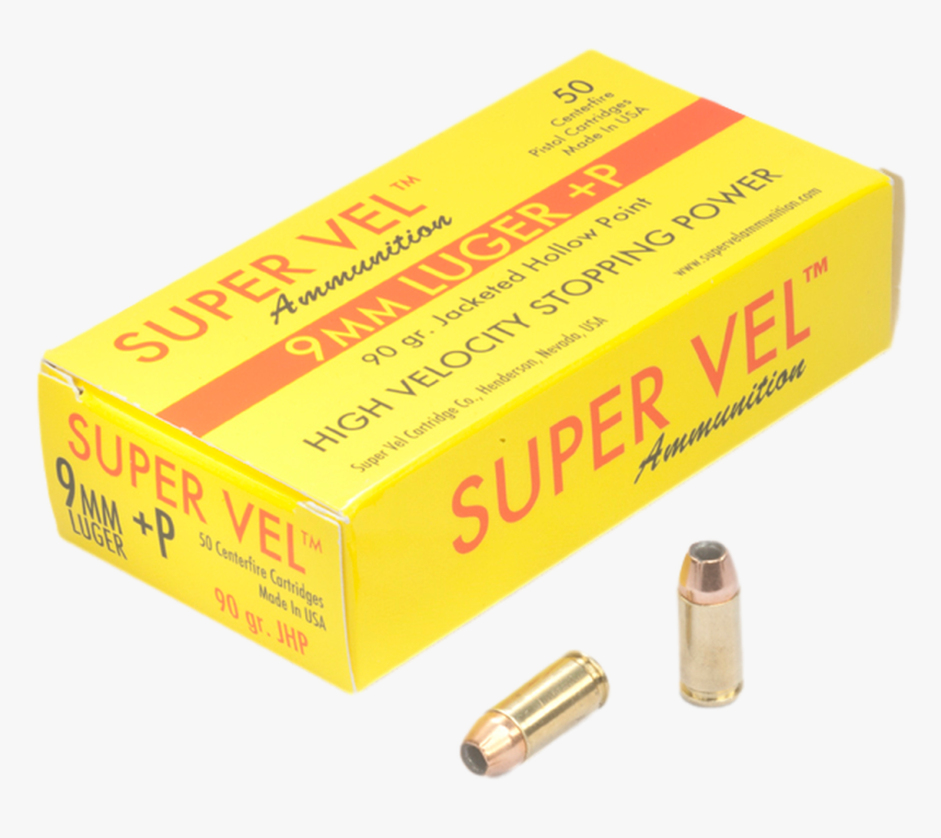 9mm Luger P 90 Gr - Bullet, HD Png Download