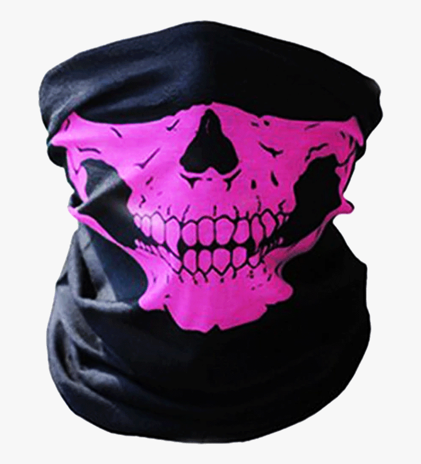 Face Mask Balaclava Scooter Skull Skateboard Neck Warm - Balaclava, HD Png Download