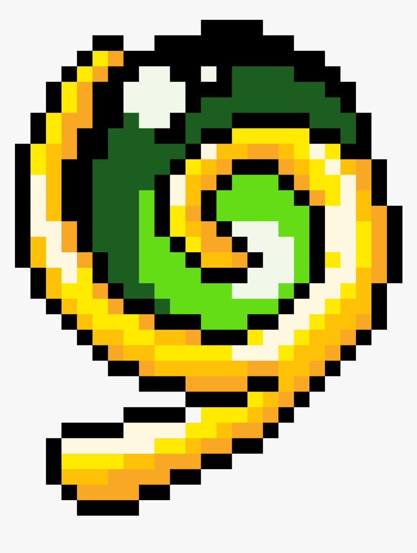 Zelda, Piedra Espiritual Esmeralda De Los Kokiri - Iron Fist Pixel Art, HD Png Download