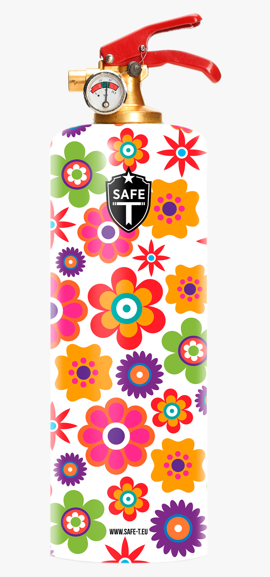 Design Fire Extinguisher Flowers - Fire Extinguisher, HD Png Download