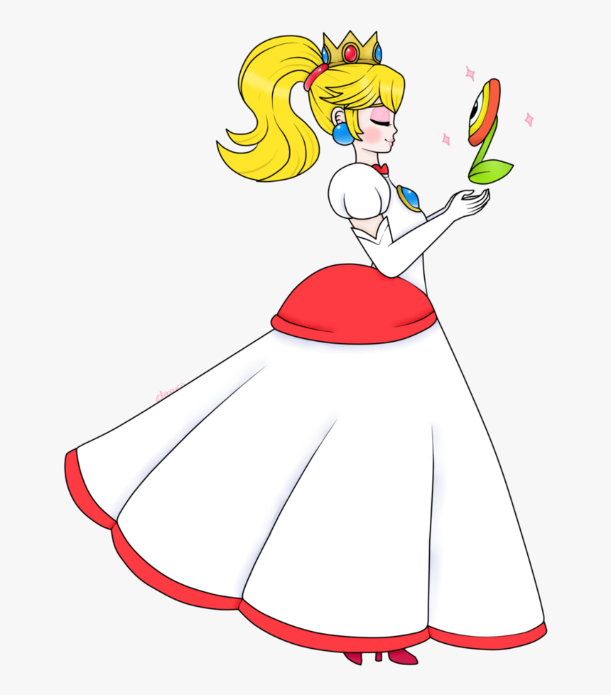 This Is Super Princess Rosalina, I Thought That,´spp - Peach Fire Flower, HD Png Download