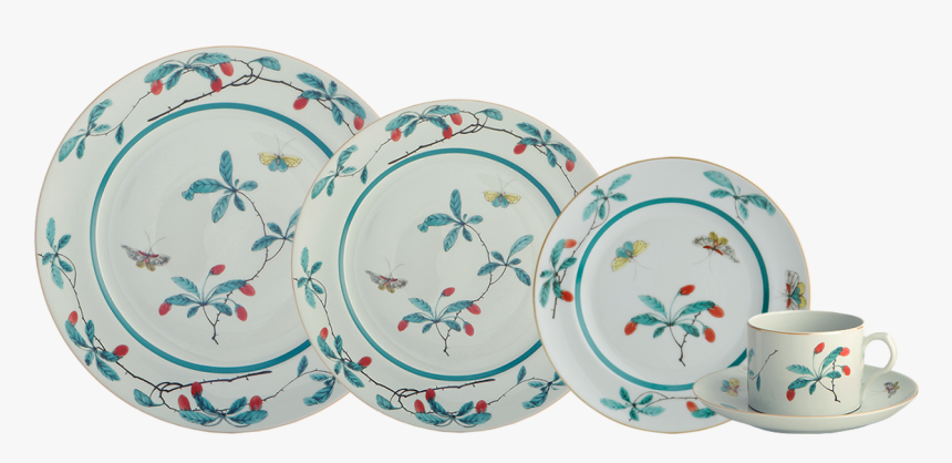 Famille Verte 5 Piece Place Setting - Plate, HD Png Download