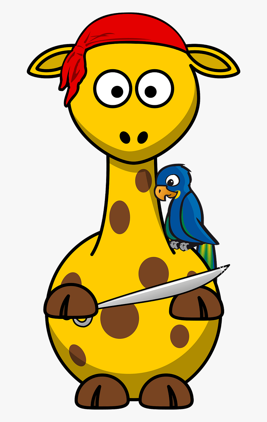 Cartoon Giraffe, HD Png Download