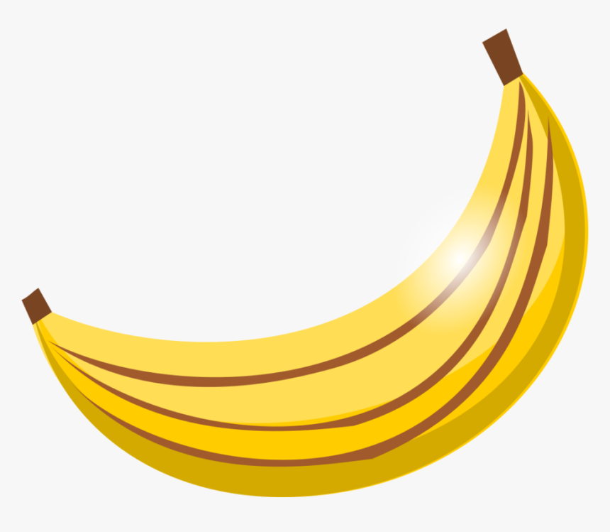 Plant,food,banana Family - صور موزة كرتون, HD Png Download