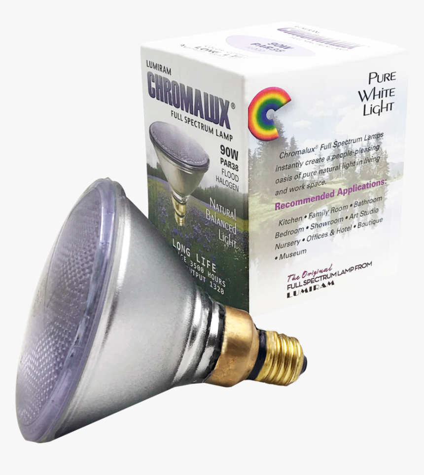 Chromalux Full Spectrum Halogen Par Lamp - Compact Fluorescent Lamp, HD Png Download