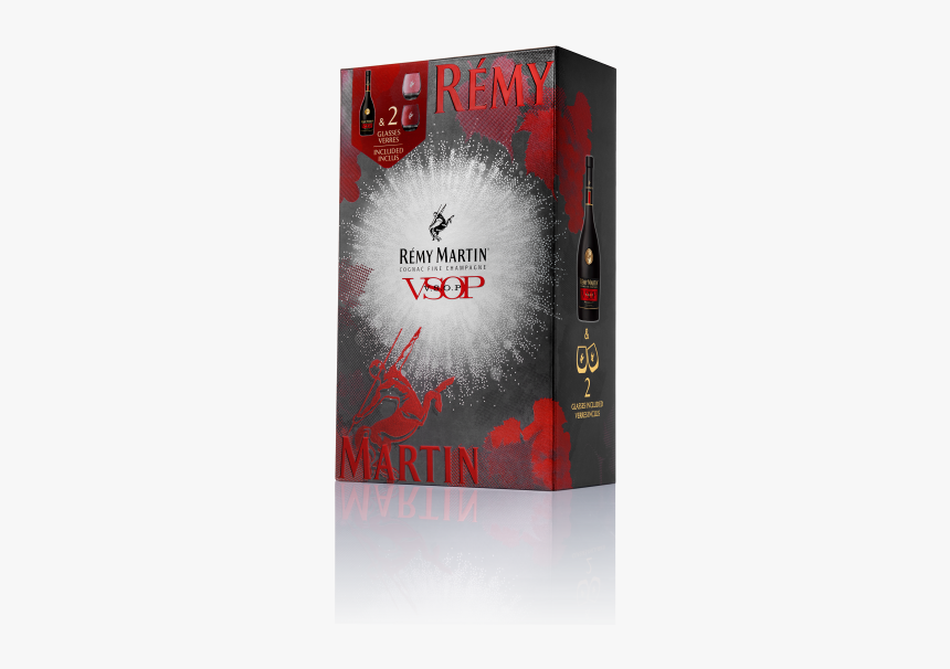 Remy Martin Vsop & 2 Glasses Gift Pack 700ml - Remy Martin, HD Png Download