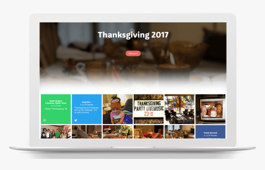 Collect And Share Your Favorite Thanksgiving Memories - Online Advertising, HD Png Download