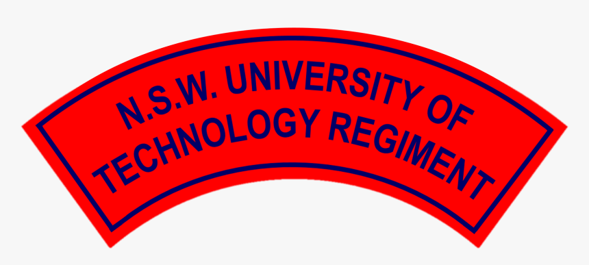 Nsw University Of Technology Regiment Battledress Flash - Royal Australian Engineers Red, HD Png Download