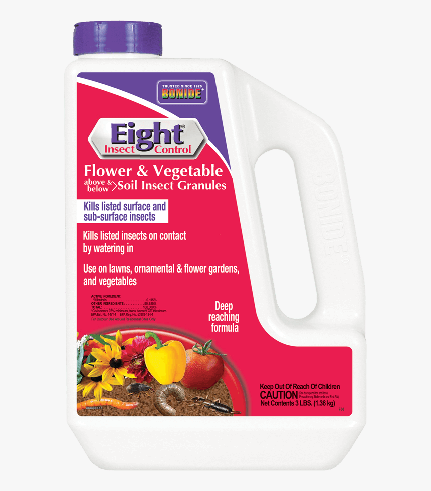 Eight® Garden Granules - Label, HD Png Download