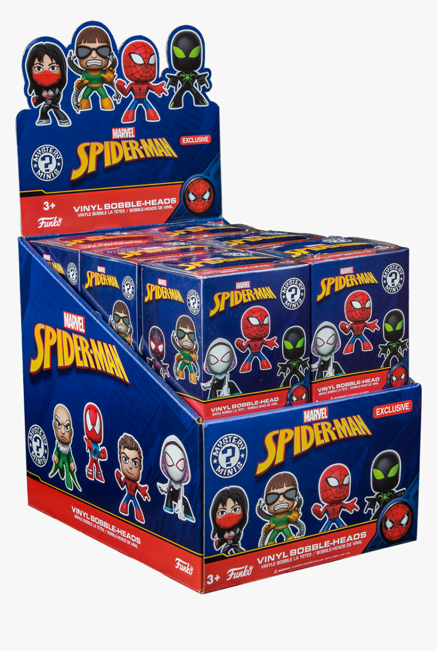 Mystery Minis Tg Exclusive Display Box 12 Blind Boxes - Funko Mystery Minis Spider Man, HD Png Download