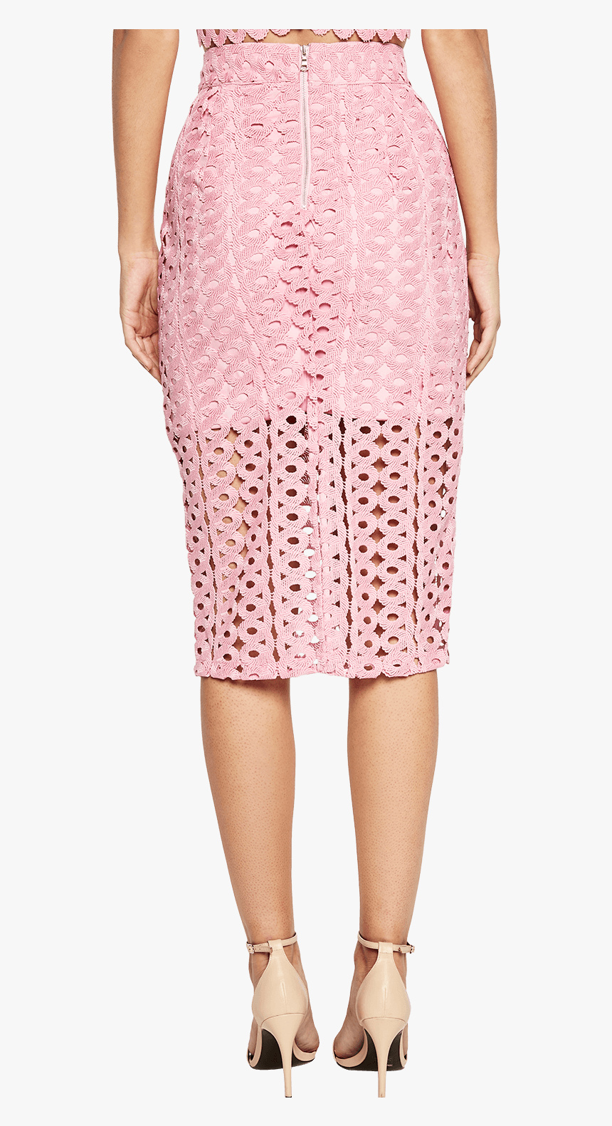 Celeste Lace Skirt In Colour Pastel Lavender - Pencil Skirt, HD Png Download