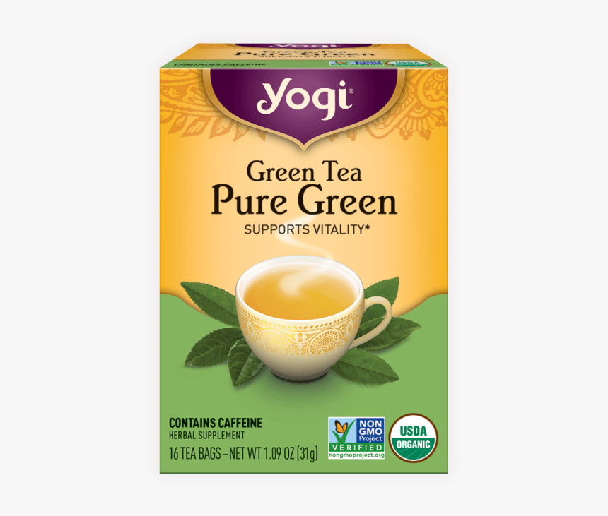 Yogi Tea Pure Green Tea, HD Png Download