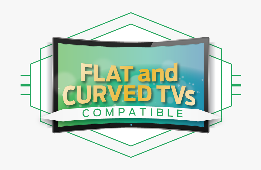 Monster Mounts Curved Tv Support Green - Banner, HD Png Download