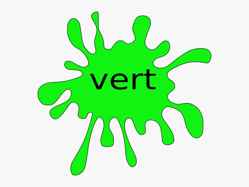 Laser Tag Clip Art Clipart - Green Paint Splatter Clip Art, HD Png
