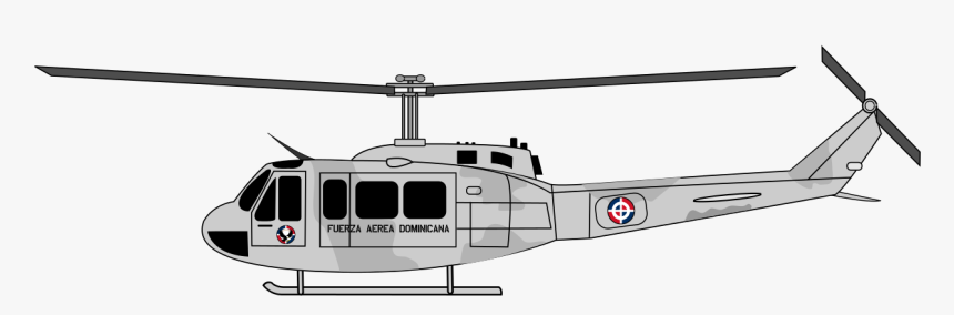 Uh 1 Helicopter Vector, HD Png Download