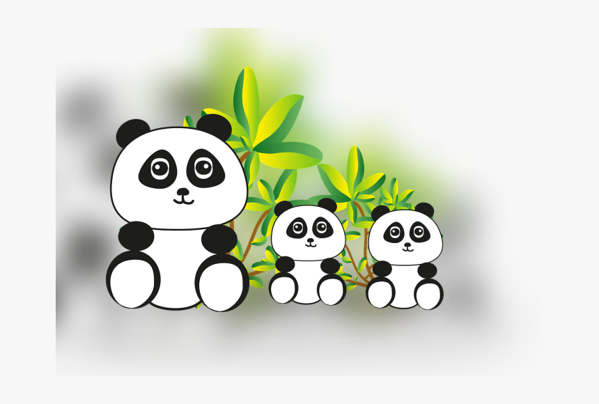 Transparent Cartoon Leaf Png - Diy Panda Birthday Theme, Png Download