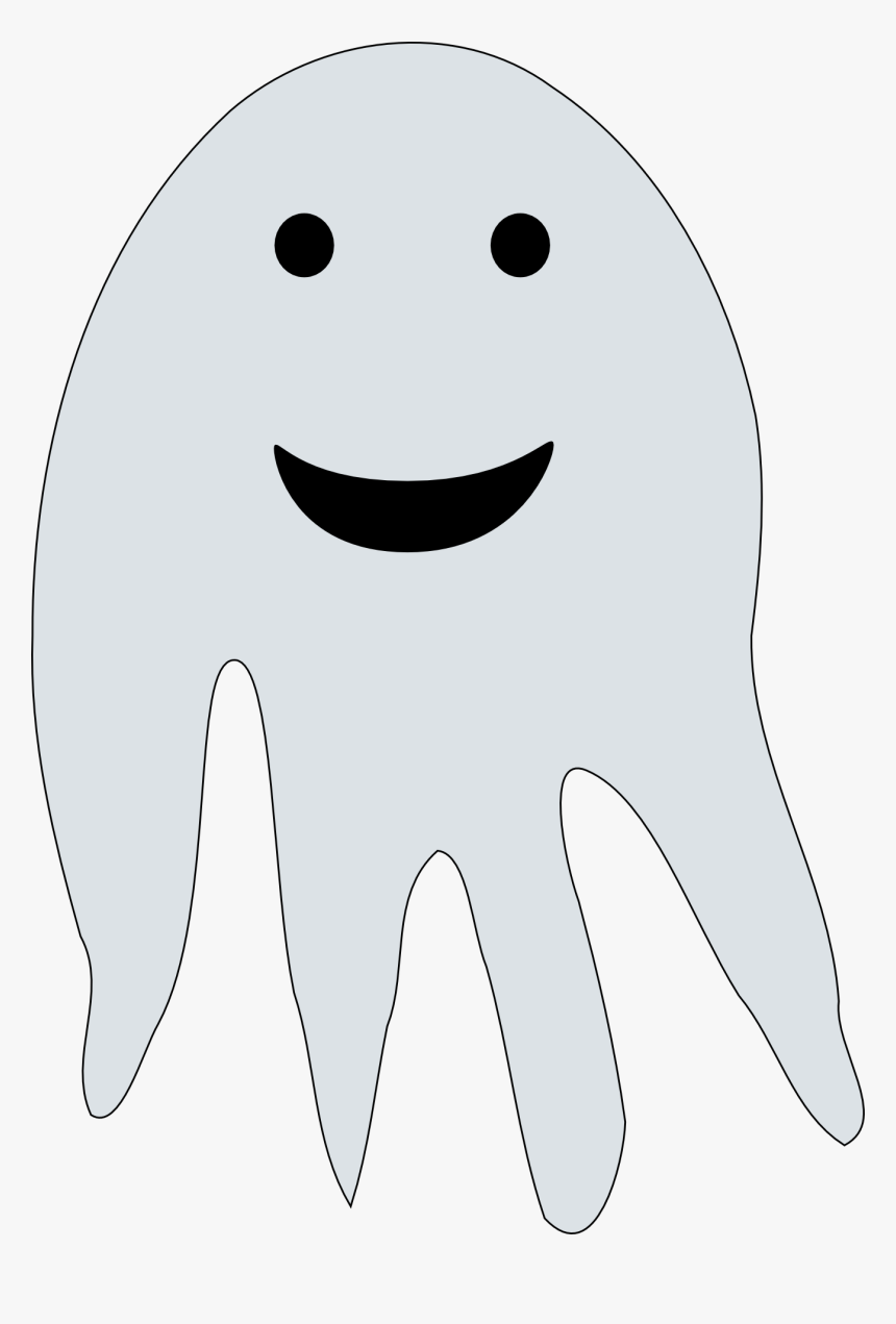 Ghost Happy Halloween Free Photo - Cartoon Soul, HD Png Download