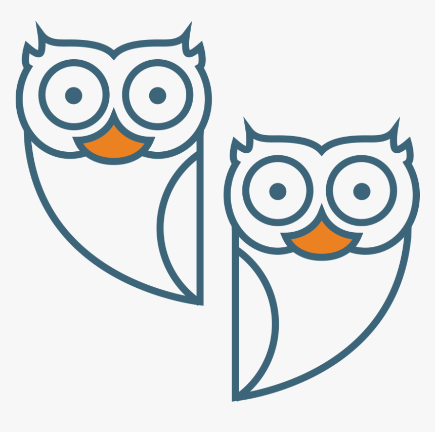 Owl Icons Blue Community - Cartoon, HD Png Download