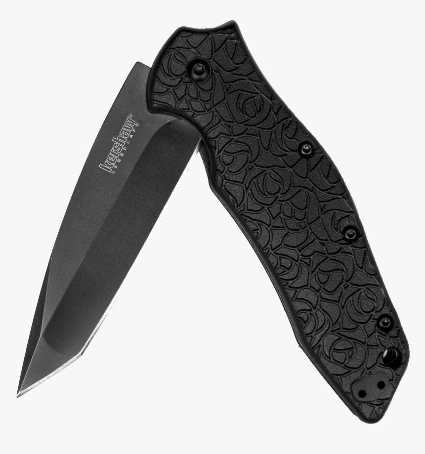 Black Kershaw Pocket Knife, HD Png Download
