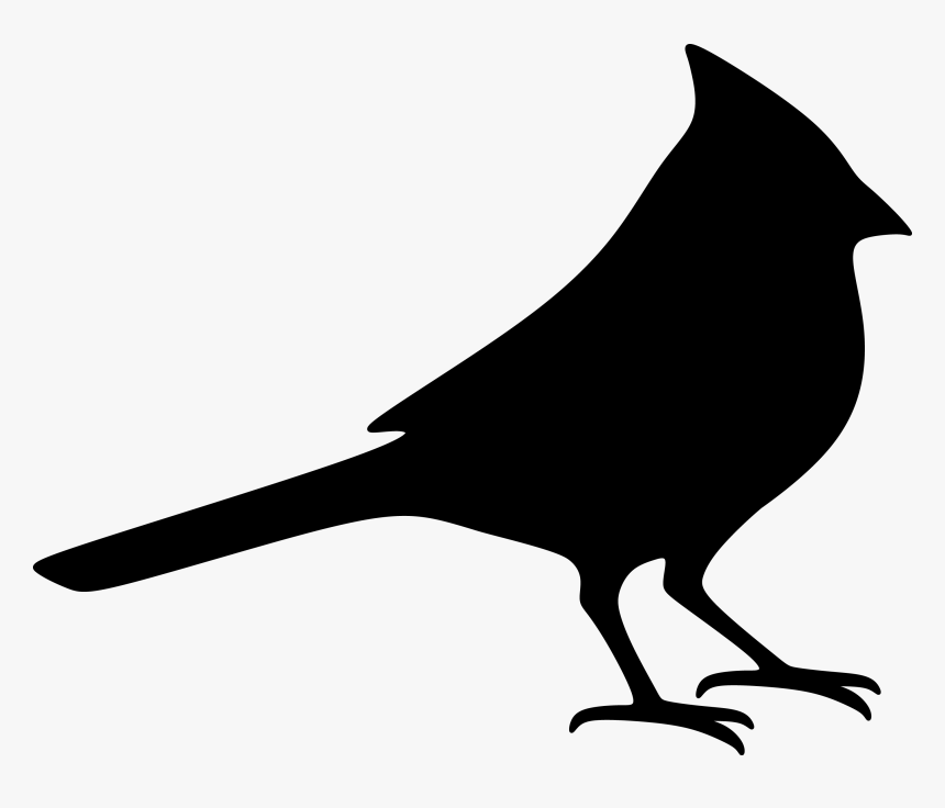 Cardinal Clipart Black And White, HD Png Download