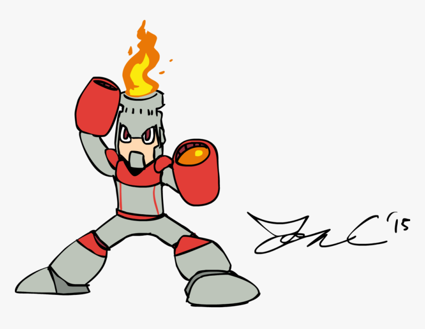 Picture Royalty Free Download Draw Mega Man Day - Cartoon, HD Png Download