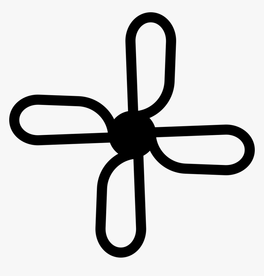 Ceiling Fan - Ceiling Fan Icon Free, HD Png Download