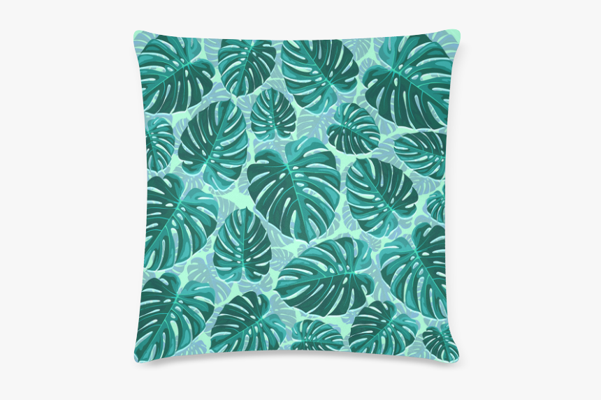 Tropical Leaf Monstera Plant Pattern Custom Zippered - Swiss Cheese Plant, HD Png Download