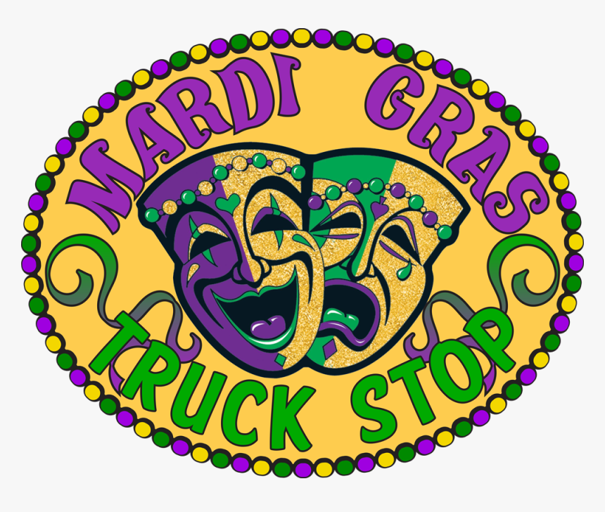 Mardi Gras Logo Left Aligned - Circle, HD Png Download