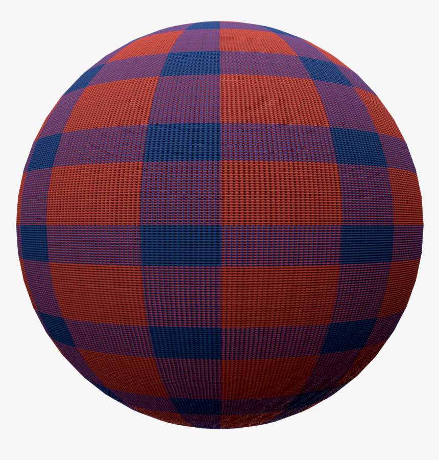 Blue/red Cloth Grid - Circle, HD Png Download