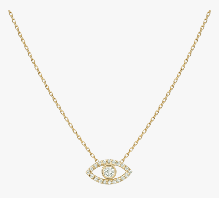 Pave Diamond Evil Eye Necklace - Felix Felicis Necklace, HD Png Download