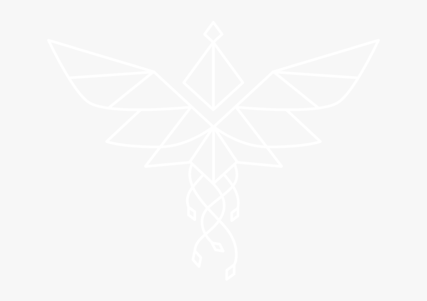 White Phoenix Psychology Logo - Johns Hopkins Logo White, HD Png Download