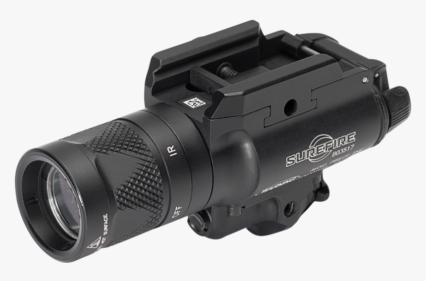 Surefire X400v B Irc White Light/infrared Led Infrared - Surefire Ir Pistol Light, HD Png Download