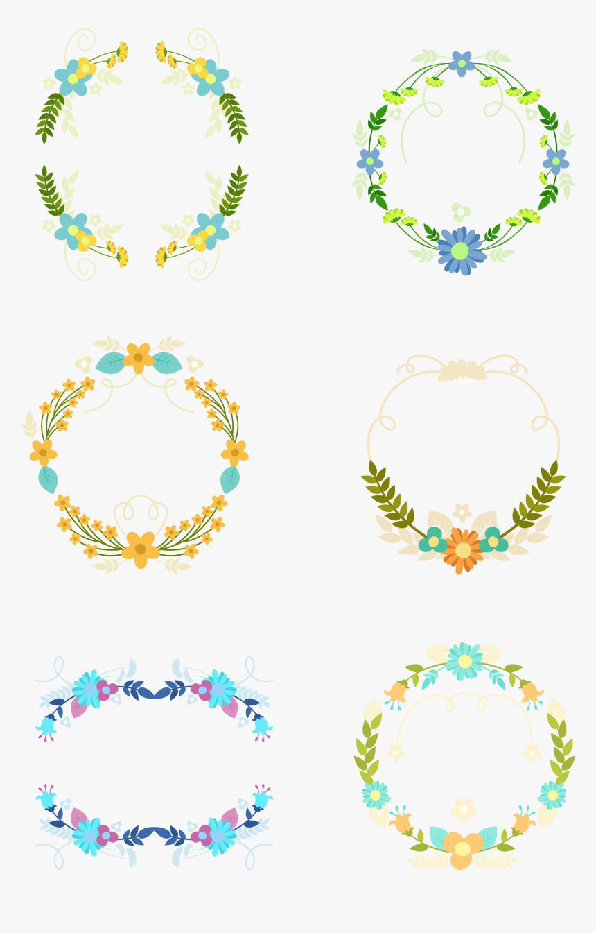 Transparent Garland Border Png - Circle, Png Download