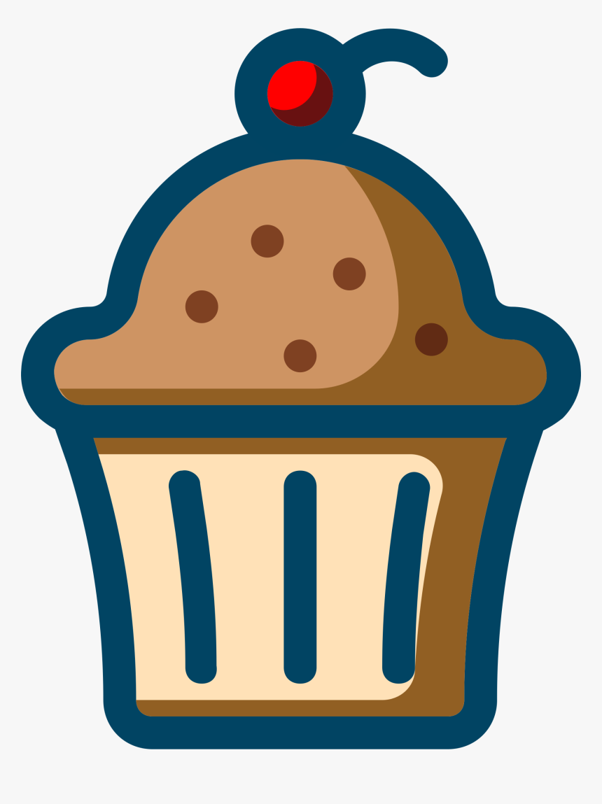 Banner Freeuse Cookies Vector Silhouette - Pudding Png Flat Icon, Transparent Png