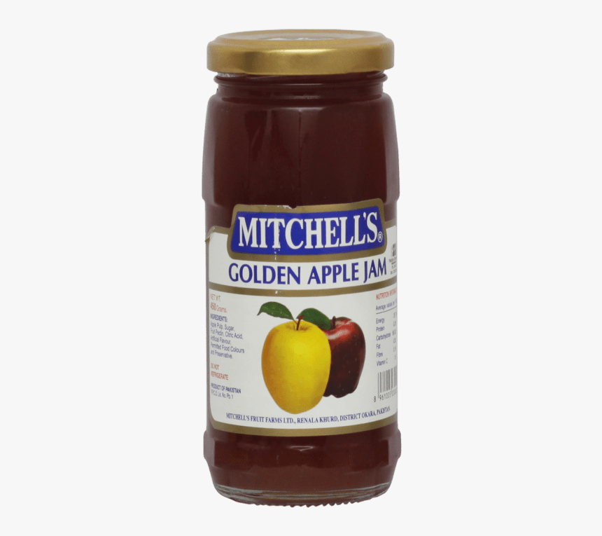 Mitchell S Jam Golden Apple 450g - Tangerine, HD Png Download