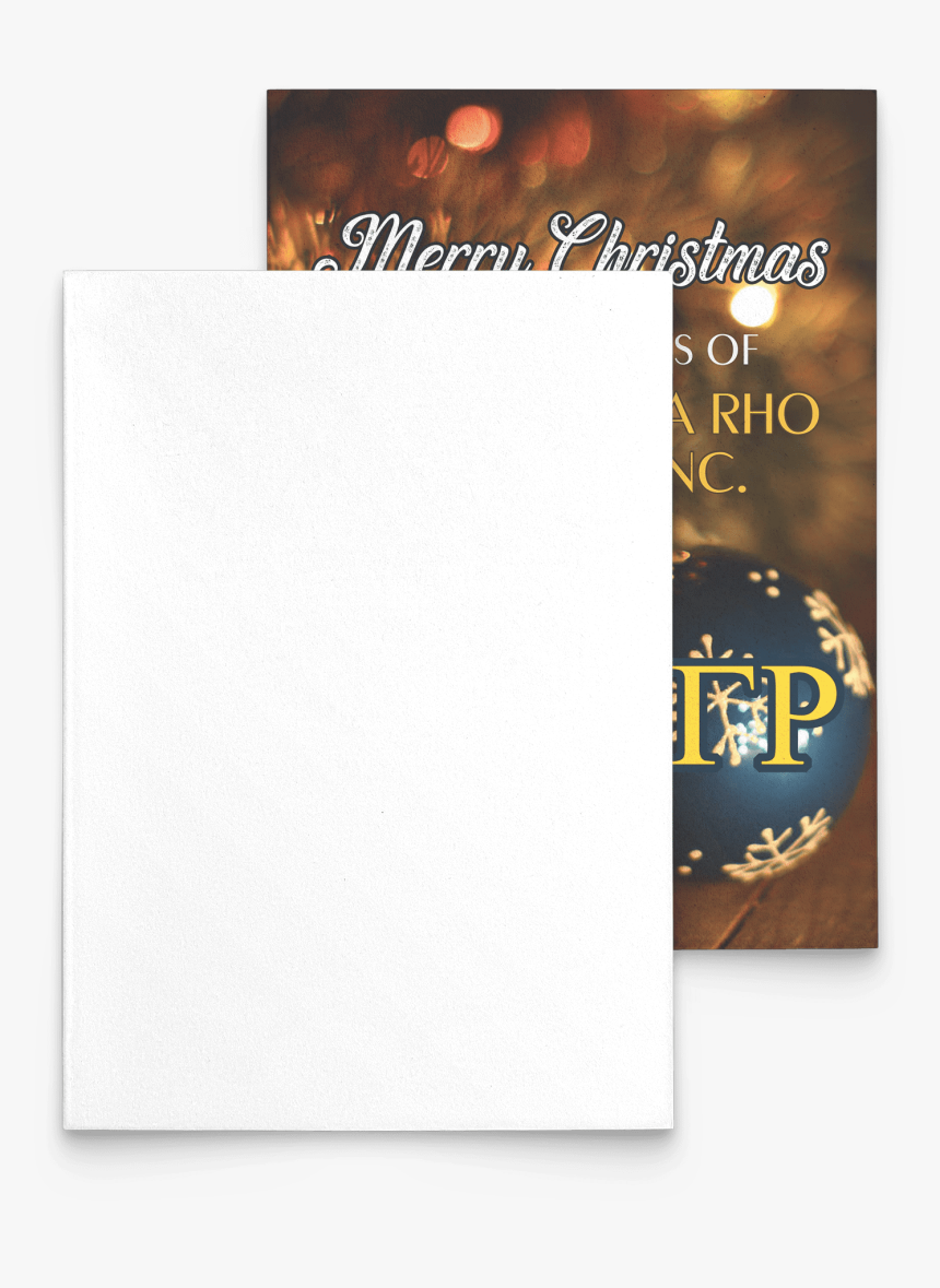 Sigma Gamma Rho Christmas Card - Christmas Card, HD Png Download
