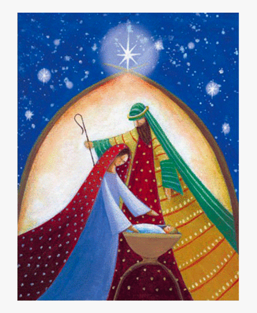 Christmas Card Holy Family, HD Png Download