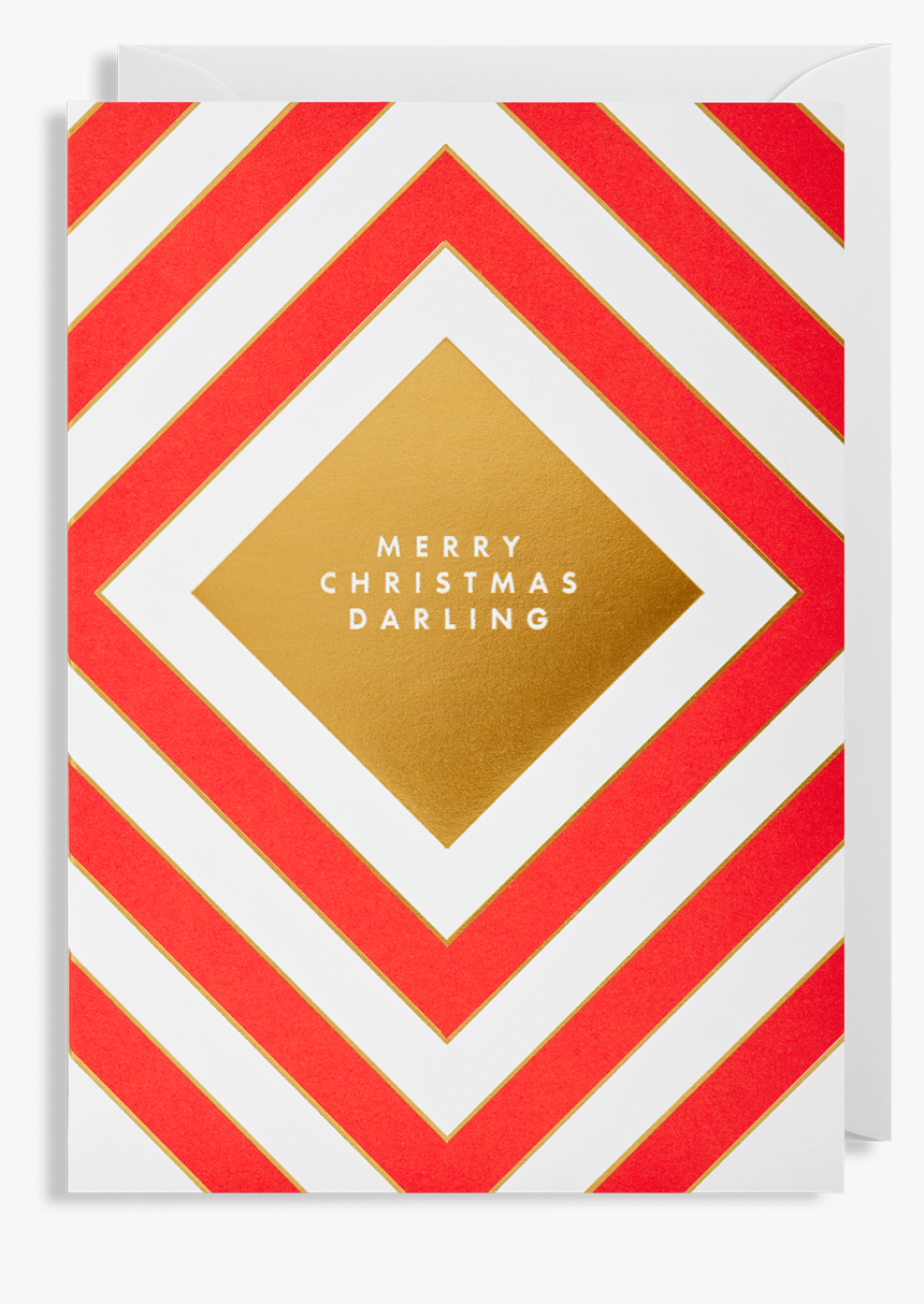 Merry Christmas Darling Christmas Card - Symmetrical Wall Design, HD Png Download