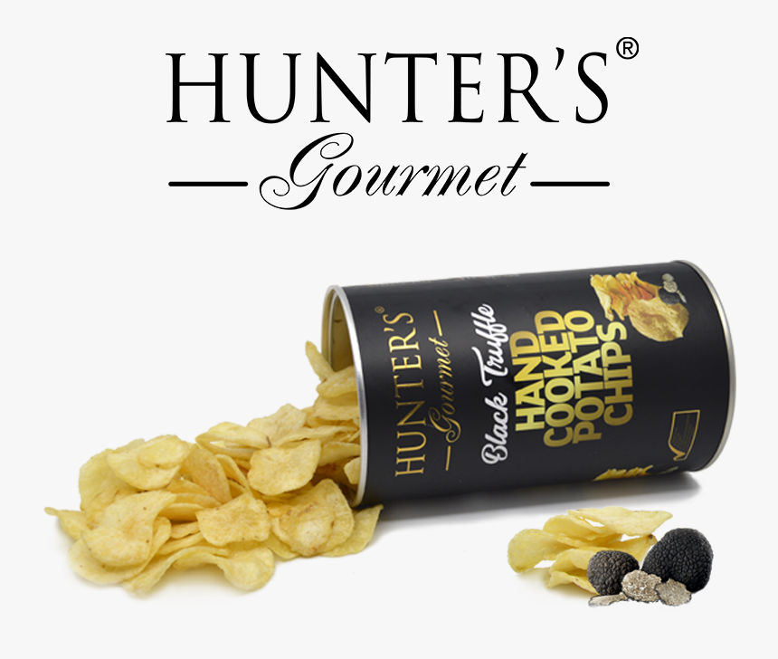 Hunter Foods Black Truffle Hand Cooked Potato Chips - Potato Chip, HD Png Download