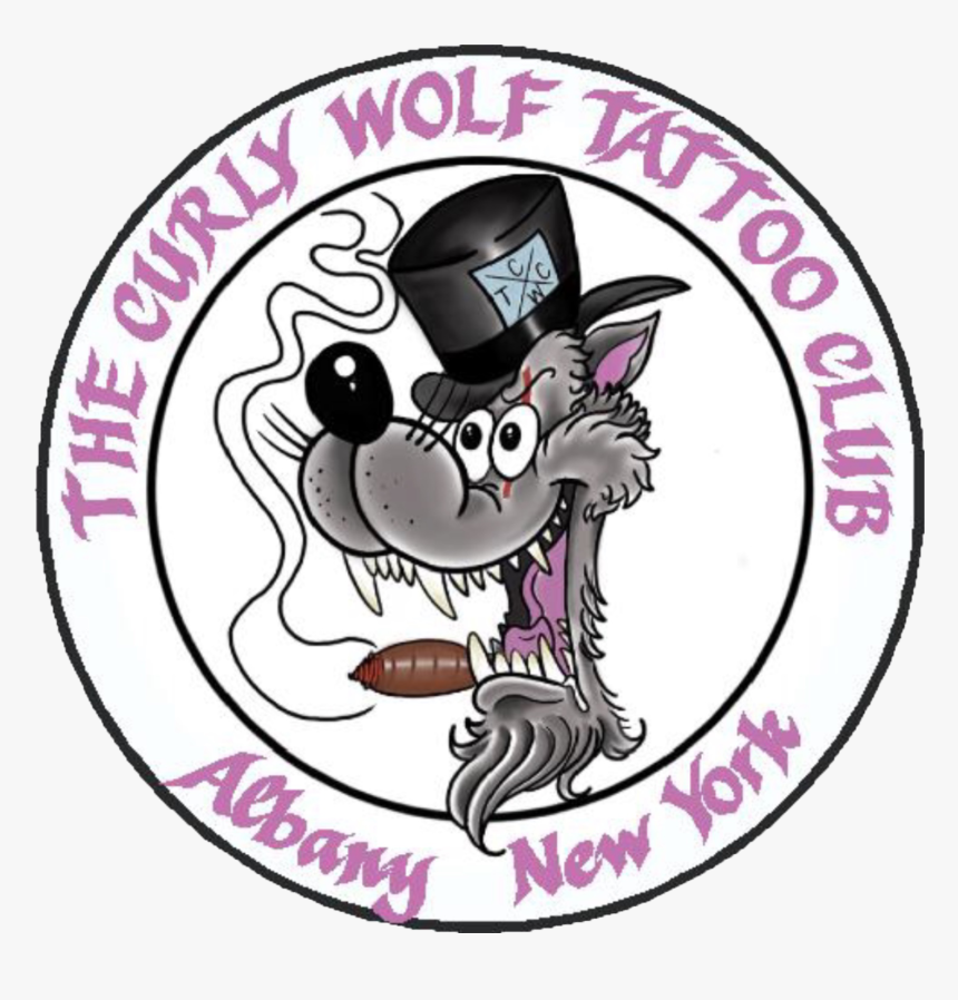 Curly Wolf Tattoo Club, HD Png Download