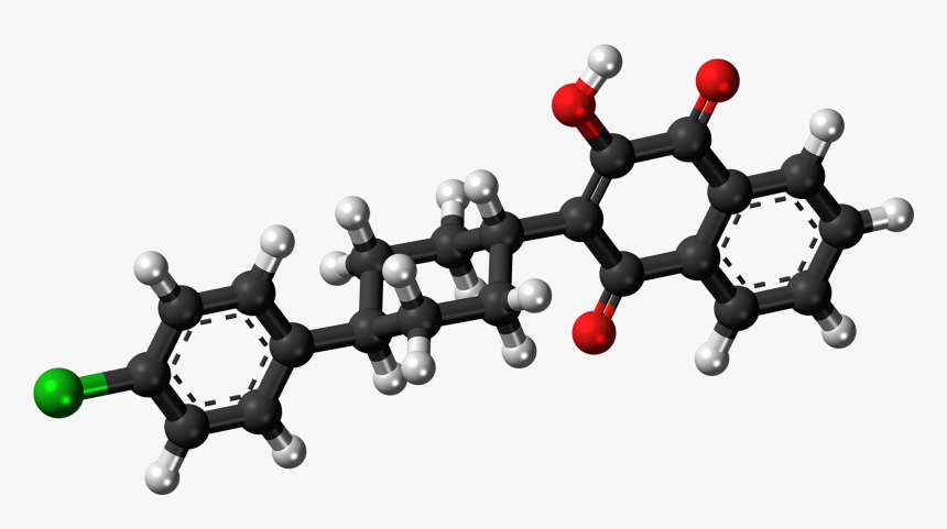 Atovaquone Molecule Ball - Molecule, HD Png Download