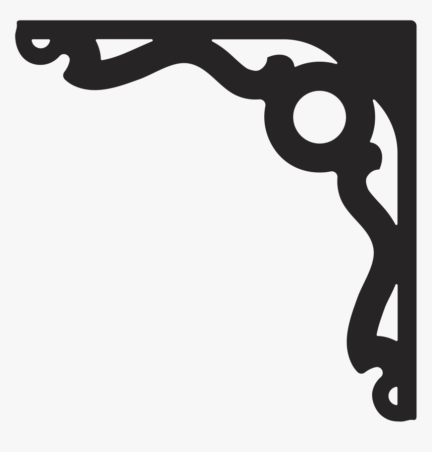 Stencil Corner Designs, Chip Carving, Scroll Saw Patterns, - Esquineras Png, Transparent Png