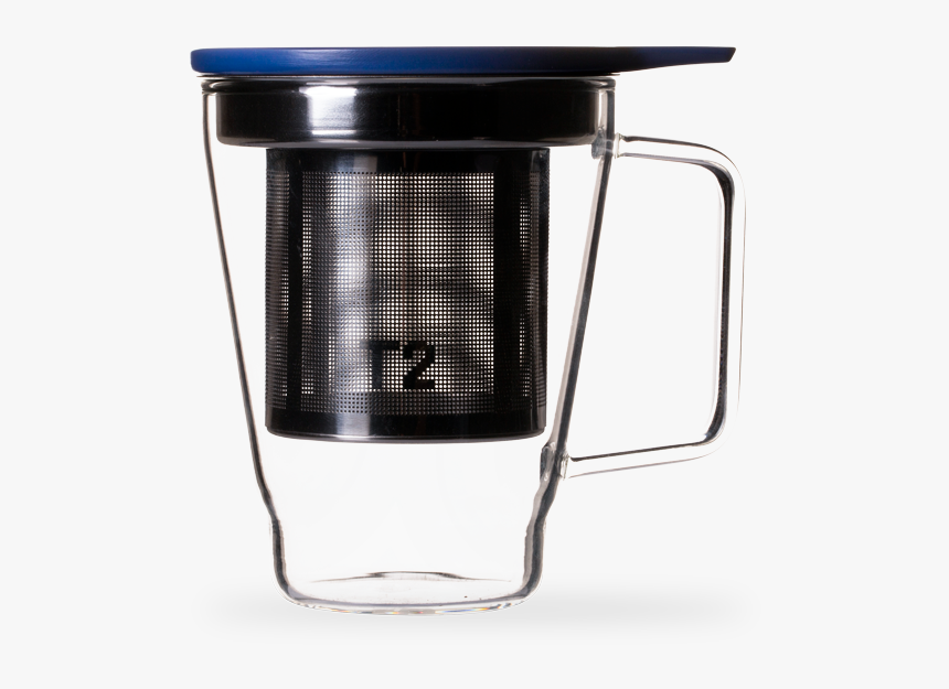 T2 Teaset Glass Midnight Teamug - French Press, HD Png Download
