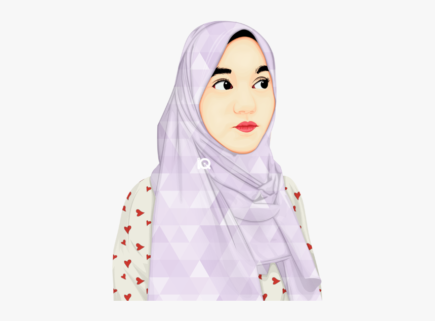 Vexel Art Influencer Instagram Girls Moeslim Influencer - Girl, HD Png Download