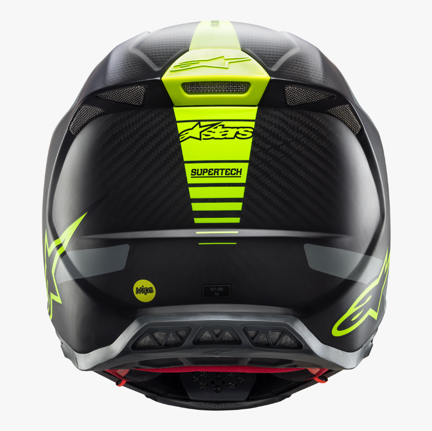 Rear Helmet Supertech S M10 - Alpinestars Supertech M10 Drawing, HD Png Download