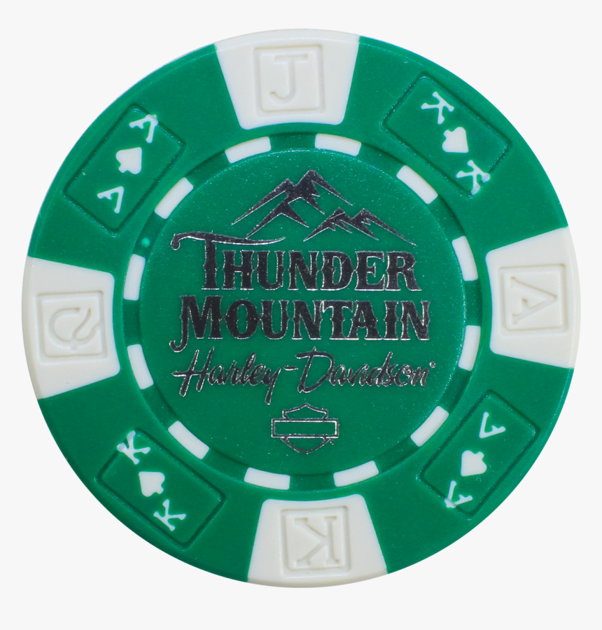 Blue Poker Chip , Png Download - Harley Davidson Casino Poker Chips, Transparent Png